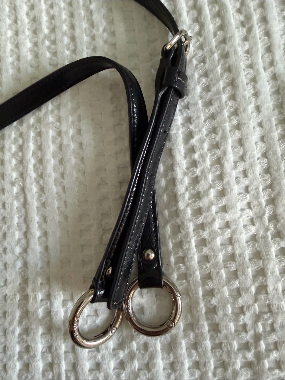 Coach Patent Leather Crossbody Strap